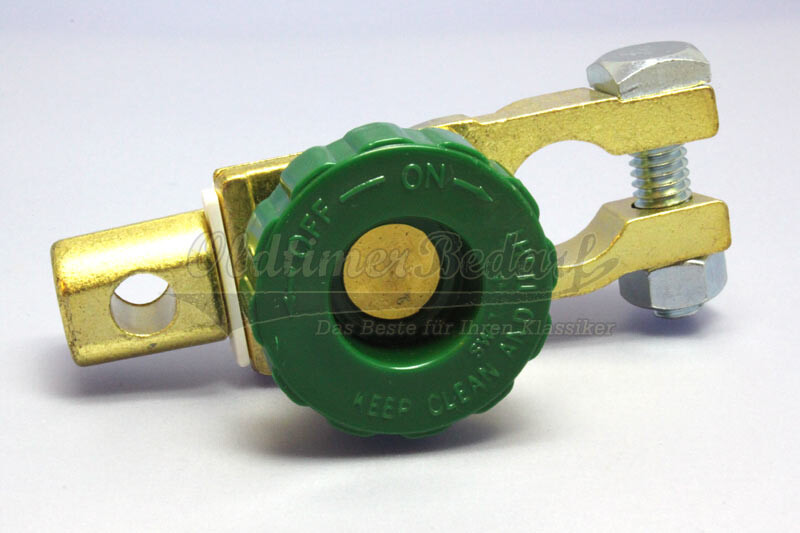 2x Batterie Messingklemme Schnellverschluss Einstellung Trennverbinder Clip