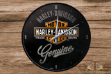 Harley-Davidson Genuine Wanduhr 51082 rund 31 cm