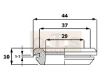 EPDM Karosseriemembran für 37 mm Blechöffnung IP54