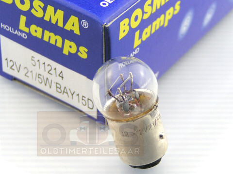 BOSMA Glühlampe 12V 21/5W Bay15d 19x36 geringe Bauhöhe