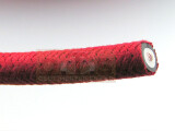 Textilumflochtenes Zündkabel 7 mm rot 2 Ohm