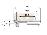 EPDM Karosseriemembran für 20,5 mm Blechöffnung...