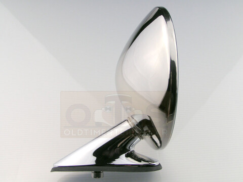 Italian Style Aussenspiegel Edelstahl / Chrom convex