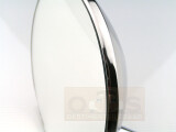 Italian Style Aussenspiegel Edelstahl / Chrom convex