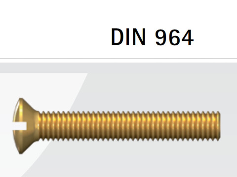 Linsensenkschraube mit Schlitz DIN 964 4.8 Stahl galv verzinkt M 5 x 80-100 Stück