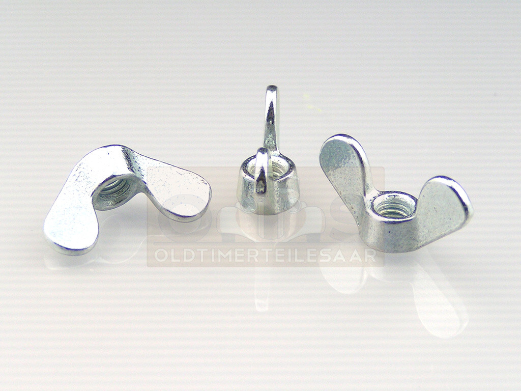 Fl/ügelmutter runde Form DIN 315 10 Fl/ügelmuttern M8 Messing