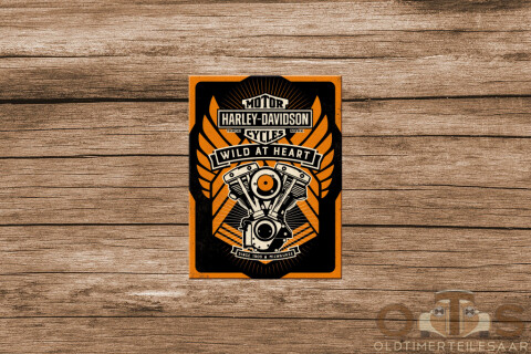Harley-Davidson Wild at Heart Magnet 6 x 8 cm