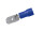 Flachstecker 6,3mm 1,5-2,5qmm Iso-Crimp PVC blau