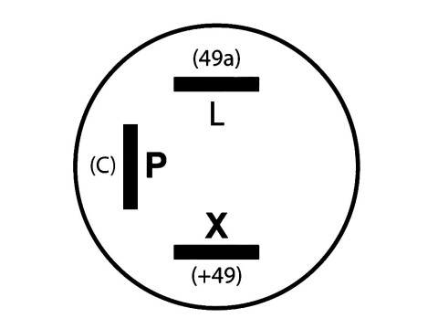 Blinkgeber, elektronisch, 12V 3-pol. Anschluss (31, 49, 49a