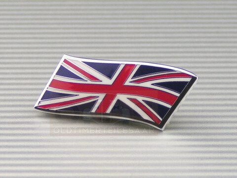 Flying Union Jack Metallabzeichen 35 x 20 mm selbstklebend