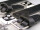 Haubengurte Leder schwarz 20 cm mit Befestigungsset