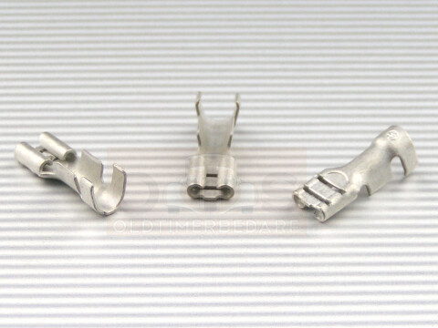 Flachsteckhülse 6,3 messing verzinnt 4-6 mm² NOS ehem. DDR