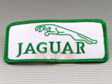 JAGUAR Textil Aufnäher grün weiß 10x5 cm