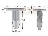 Senkkopf Schraubnieten 6,3 mm lösbar 15x14