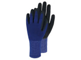 Foam Grip Baumwoll-Elasthan Handschuh mit Latex Gr. 10