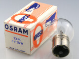 OSRAM Glühlampe Nebelscheinwerfer 6V 35W Ba21s NOS