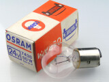 OSRAM Glühlampe 24V 50W Ba20s 62x35 NOS