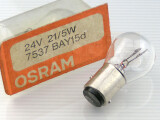 OSRAM 24V 21/5W Bay15d Brems- Schlusslicht 25x47...