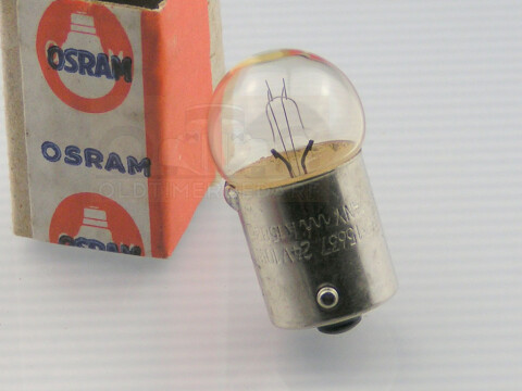 Osram Glühlampe 5637 24V 10W Ba15s 18x34 Prüfzeichen