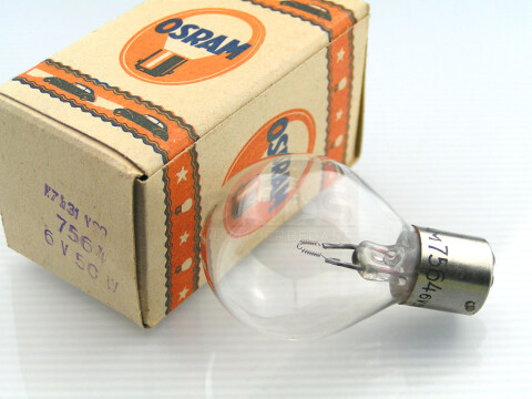 Glühlampe 6V 750mA PX13,5s 9,3x31mm Glühbirne Lampe Birne 6Volt 750mA neu 