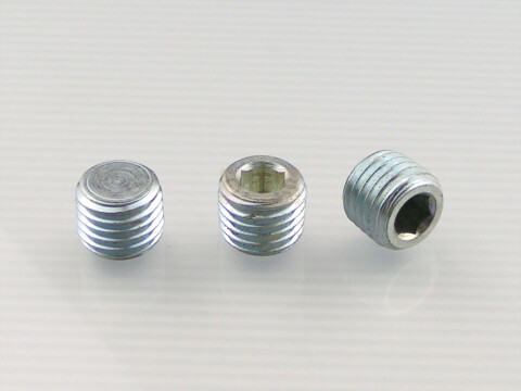 DIN906 Verschluss-Schraube M12 x1,5 Stahl verzinkt Innensechskant