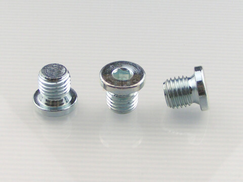 DIN908 Verschluss-Schraube M12 x1,5 Stahl verzinkt Innensechskant