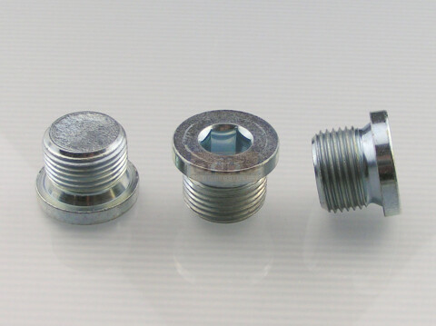 DIN908 Verschluss-Schraube M20 x1,5 Stahl verzinkt Innensechskant