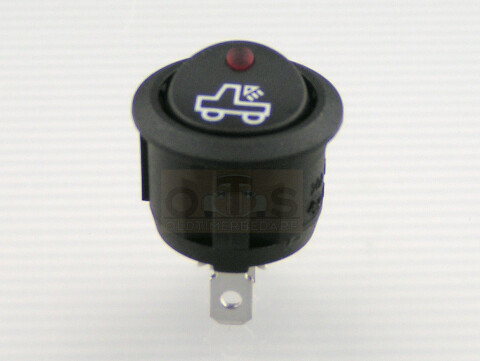 Wippschalter Arbeitsscheinwerfer ON-OFF LED rot 12V