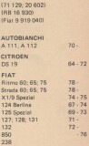 Bremi Kontaktsatz 1389V Autobianchi Citroen Fiat NOS