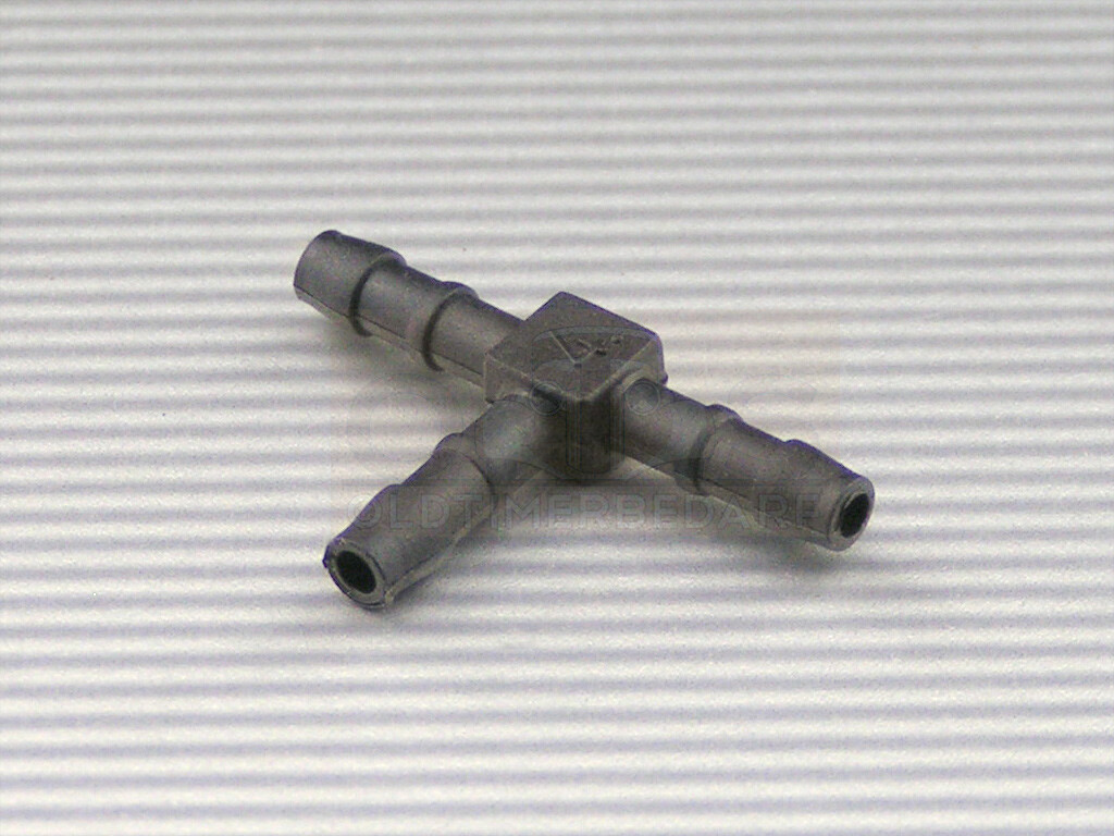 Kreuz-Schlauchverbinder 8mm, Messing