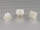 Spreizmutter eckig PA66 für 8 x 8 mm Loch transparent