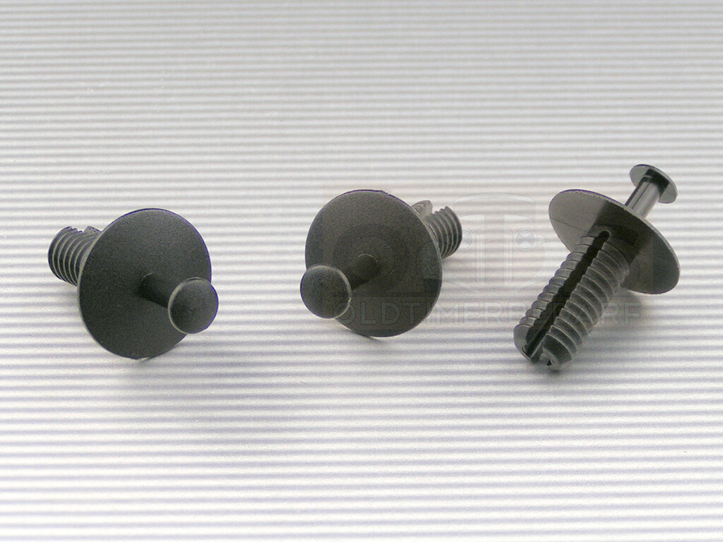 Spreizmutter eckig PA66 für 10 x 10 mm Loch schwarz