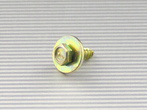 4,8 x 16 Kombi-Blechschraube m. unverlierbarer Scheibe gelb vz