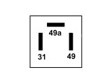 Elektronisches Blinkrelais Warnblinkrelais 24 Volt 98 Watt