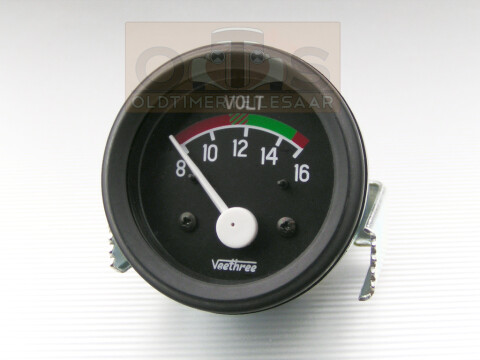 VeeThree Voltmeter 16-32V Spannung 52 mm