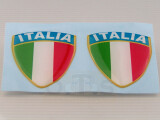 ITALIA 3D-Gel-Aufkleber tricolore
