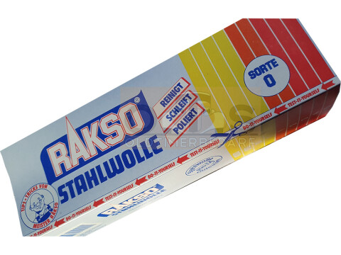 RAKSO Stahlwolle mittel Sorte 0, 200g