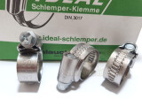 IDEAL Schlauchschelle W2 Edelstahl 12-20 mm, 12mm Band
