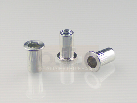 GESIPA Blindnietmuttern Stahl-gerändelt M6 x 9 x 18