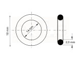 Dichtring / O-Ring 14 x 2 mm NBR 70 DIN 3771