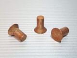 10 x Senkkopf Kupfernieten 5x10 DIN 661