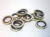 8,7 x 14 x 1,0 Bonded Seal Schraubendichtung Stahl NBR