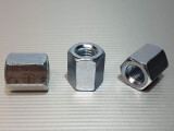 M10x20 mm Verbindungsmutter Distanzmuffe 6-kant verzinkt