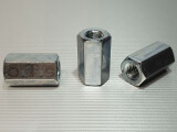 M10x30 mm Distanzmuffe Distanzmutter Sechskant galv....