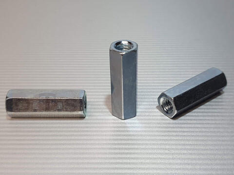 M6x30 mm Distanzmuffe Distanzmutter Sechskant galv. verzinkt