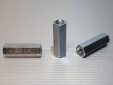 M6x30 mm Distanzmuffe Distanzmutter Sechskant galv. verzinkt