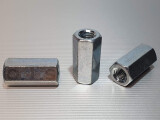 M12x40 mm Verbindungsmutter Distanzmuffe 6-kant verzinkt