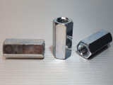 M14x50 mm Verbindungsmutter Distanzmuffe 6-kant verzinkt