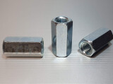 M16x50 mm Verbindungsmutter Distanzmuffe 6-kant verzinkt