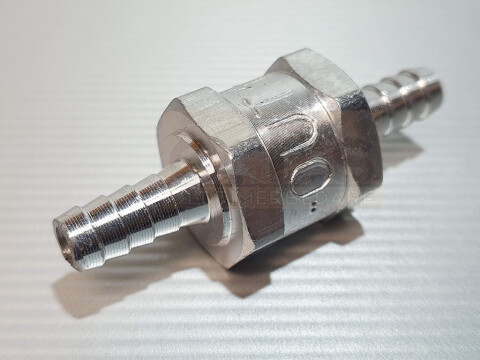 Aluminium Rückschlagventil für 7,5 mm Benzinleitung & Diesel